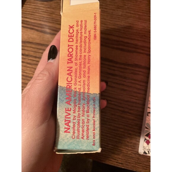 Vintage 1982 Native American Tarot Deck Complete Cards Great Condition Belgium - Picture 7 of 12